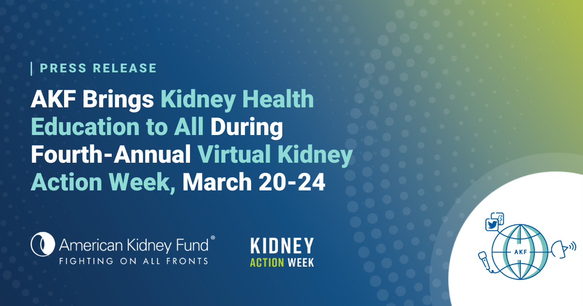 American Kidney Fund Brings Kidney Health Education to All During